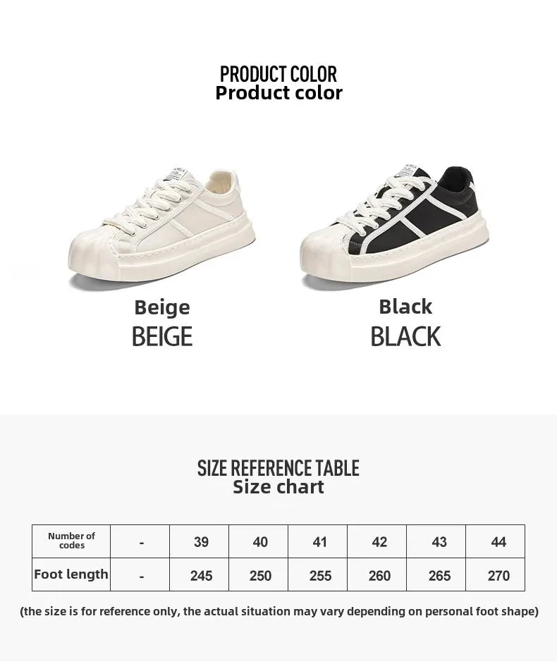 Casual Trendy Summer Shell Head Men s Shoes Breathable Niche Design Sensibility Sports White