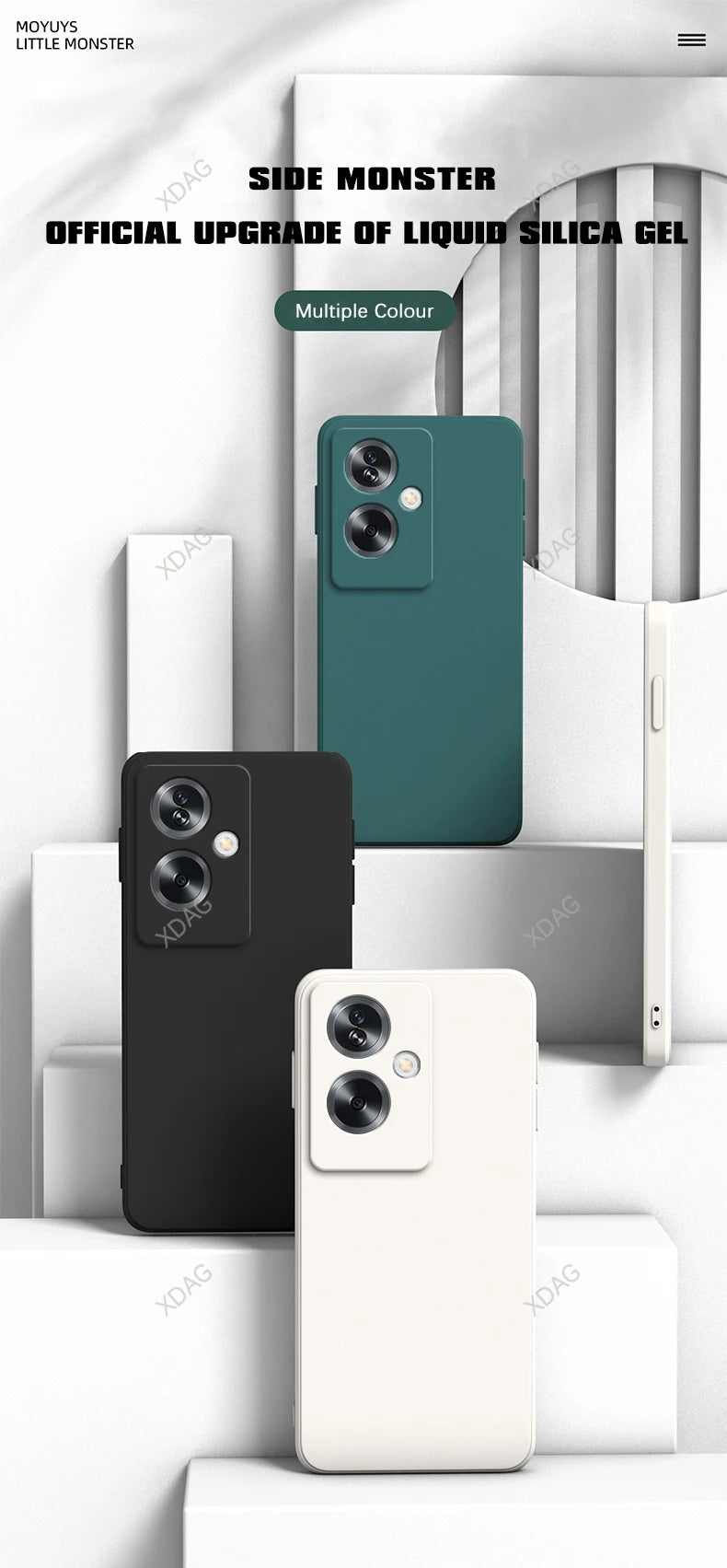 Eenvoudige telefoonhoes voor Oppo A79 5G 6.72 Cph2553 Cph2557 Capa Hoge kwaliteit
