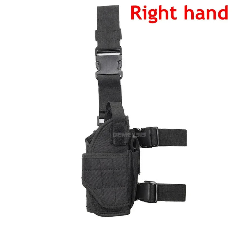 Universal Drop Leg Gun Holster Right Handed Tactical Thigh Pistol Bag Pouch Legs Harness for All