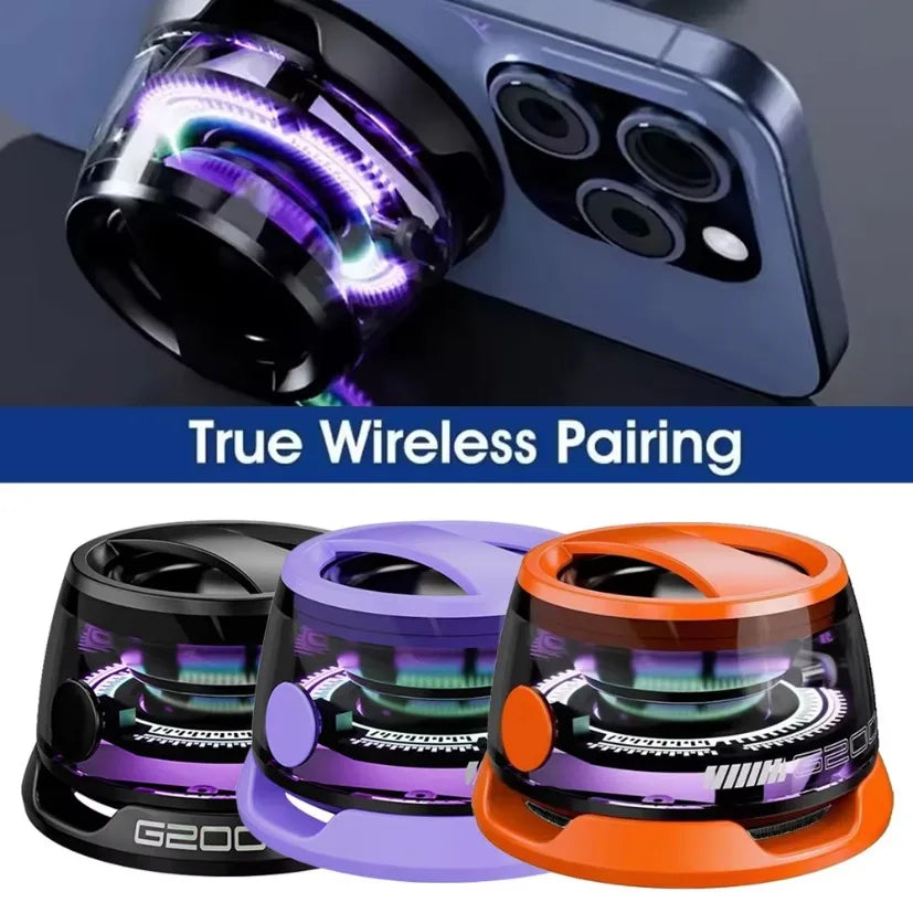 Mini Portable Bluetooth Speaker G200 RGB Color Light Magnetic Speaker Bt5.3