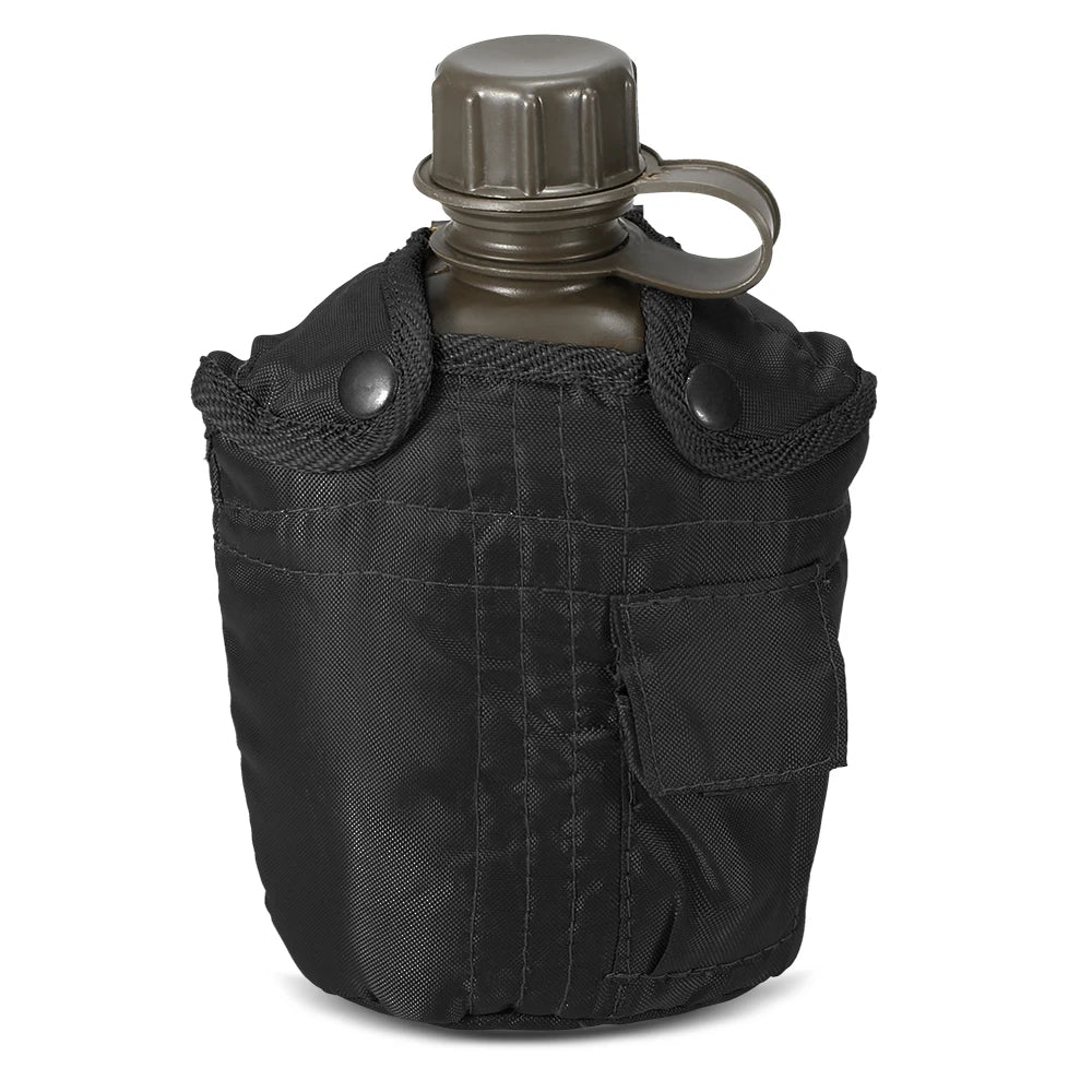 1L Grote capaciteit Waterkoker Buiten Camouflage Militaire Kantine Fles