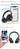 AI Head mounted Wireless Bluetooth Headphone 5 Major Scene Modes Music Playback Noise Reduce Full