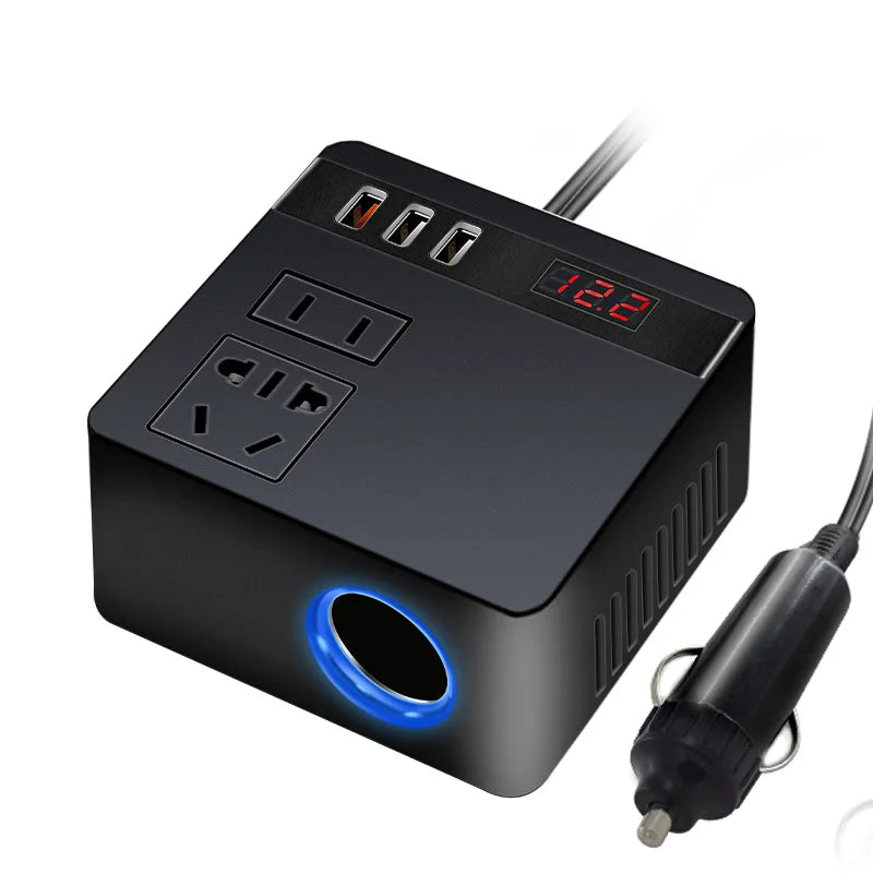 Car Inverter 12v24v to 110v220v Power Socket Conversion for Home Use