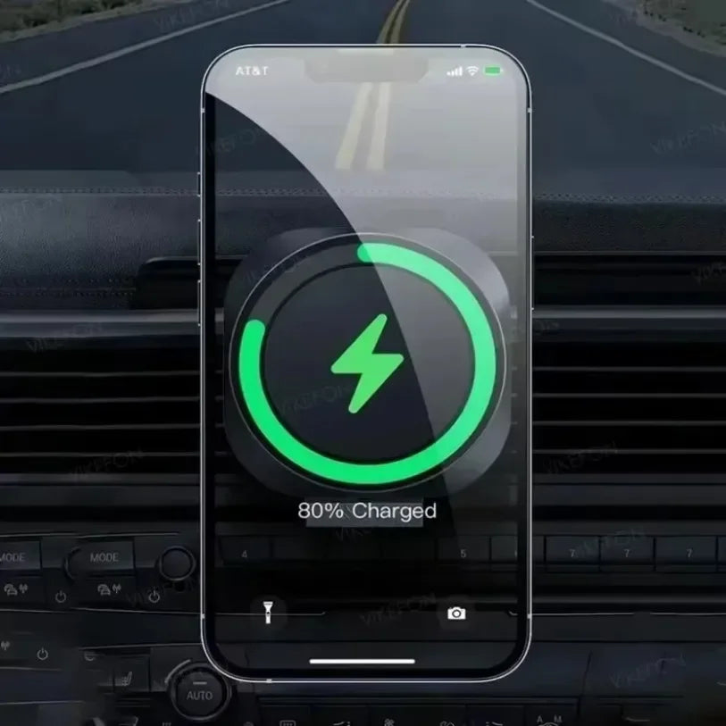 Magnetische draadloze autolader, autotelefoonhouder, autobeugel voor iPhone 16