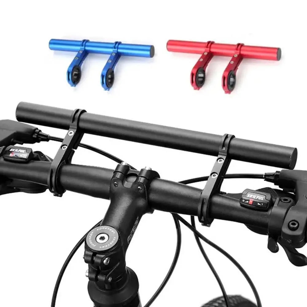20 cm aluminium fietsstuur met verlengde beugel voor mountainbike koplamp