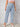 3xl Plus Size Women Clothing Spring Summer Blue Denim Overalls with Pockets Light Washed Casual