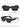 1PC Unisex Square Plastic Frame Trendy Classic Sunglasses For Outdoor Travel