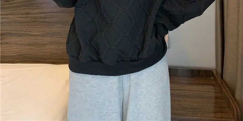 Driedimensionale sweatshirt met rits voor dames, herfst- en wintertop