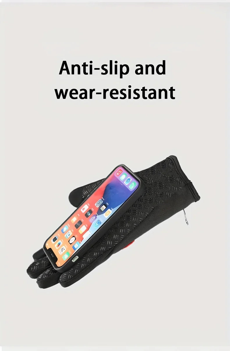 Buitenfiets handschoenen, fietsen voor warmte en antislip in herfst en winter