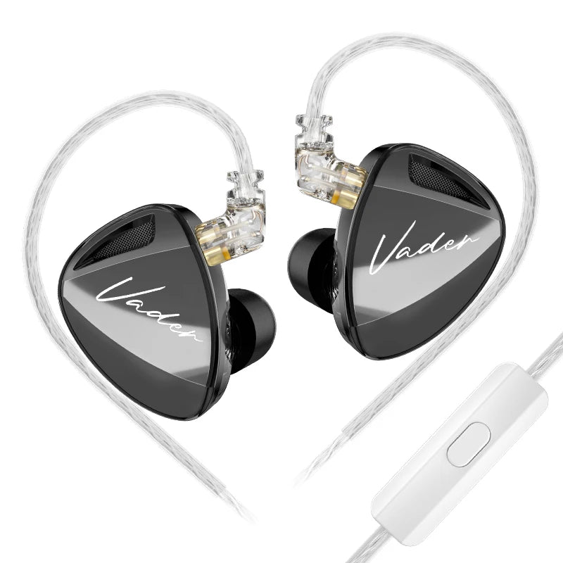 KZ Vader hoofdtelefoonmonitor, high fidelity hoofdtelefoon, aanpasbaar en