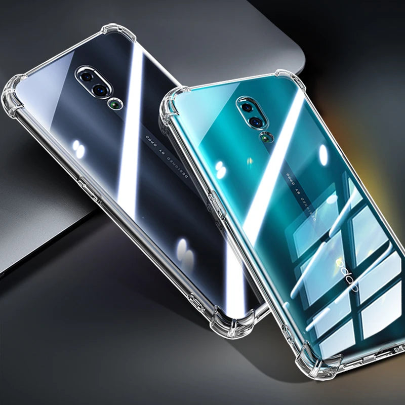 Transparent TPU Silicone Soft Phone Case for Oppo Reno2 Z F Reno 2 2Z 2F 10X