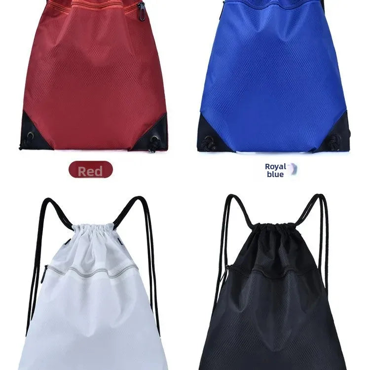 Lightweight Drawstring Sports Bag Large Capacity Basketball Bag Football Bag Outdoor Sports Portable