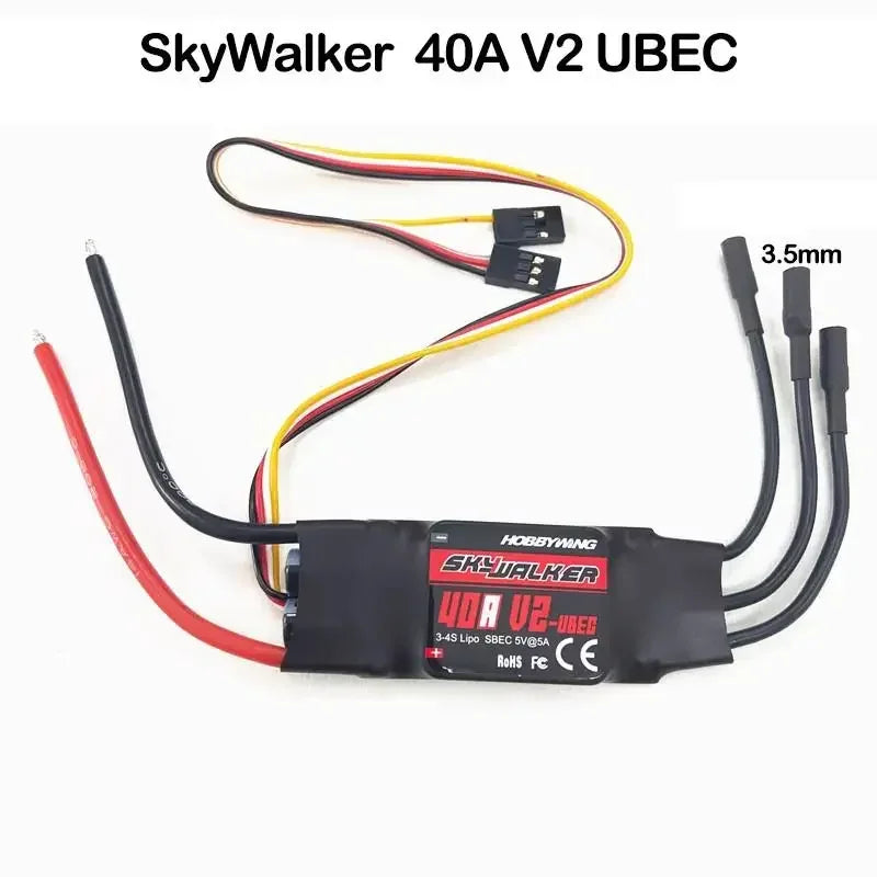 Hobbywing Skywalker 20a 30a 40 50a 60 80a 100a Brushless Esc Speedcontroler With