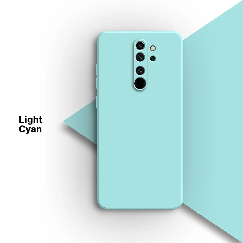 Eenvoudige telefoonhoes voor Xiaomi Redmi Note8 Note 8 Pro 8Pro Zacht snoep vierkant