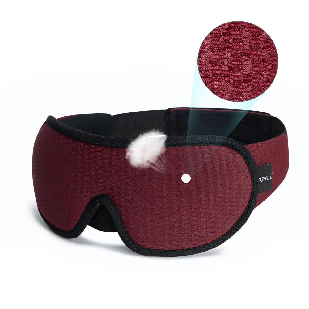 3D Slaapmasker Blokkeert Licht Zacht Gevoerd Slaapmasker Voor De Ogen Slaapmasker Oog