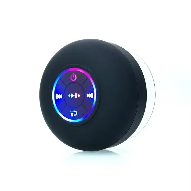 Mini draadloze Bluetooth-luidspreker met zuignap, waterdichte doucheluidspreker met LED