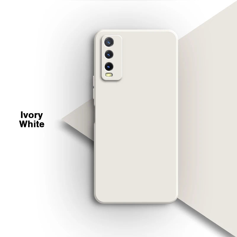 Interne, zachte telefoonhoes voor Vivo Y20i 6.51 V2027 V2032, vloeibare siliconen