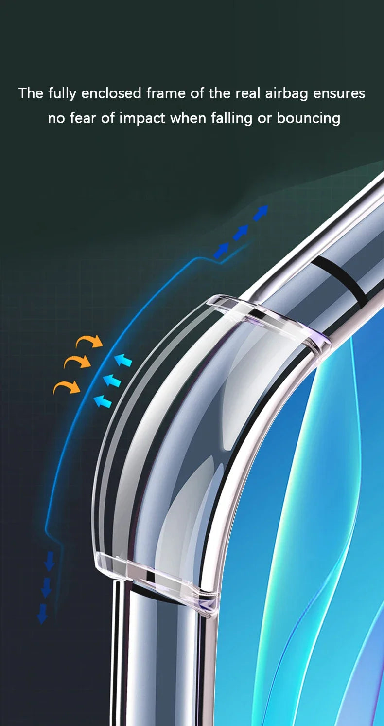 Airbag Clear telefoonhoesje voor Oppo Reno 13 Reno13 Pro F FS 13Pro 13F Reno13F S