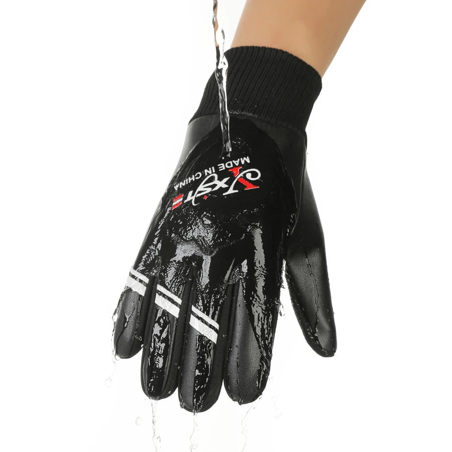 Waterdichte winterhandschoenen met aanraakscherm, wanten, warm, winddicht en volledig waterdicht