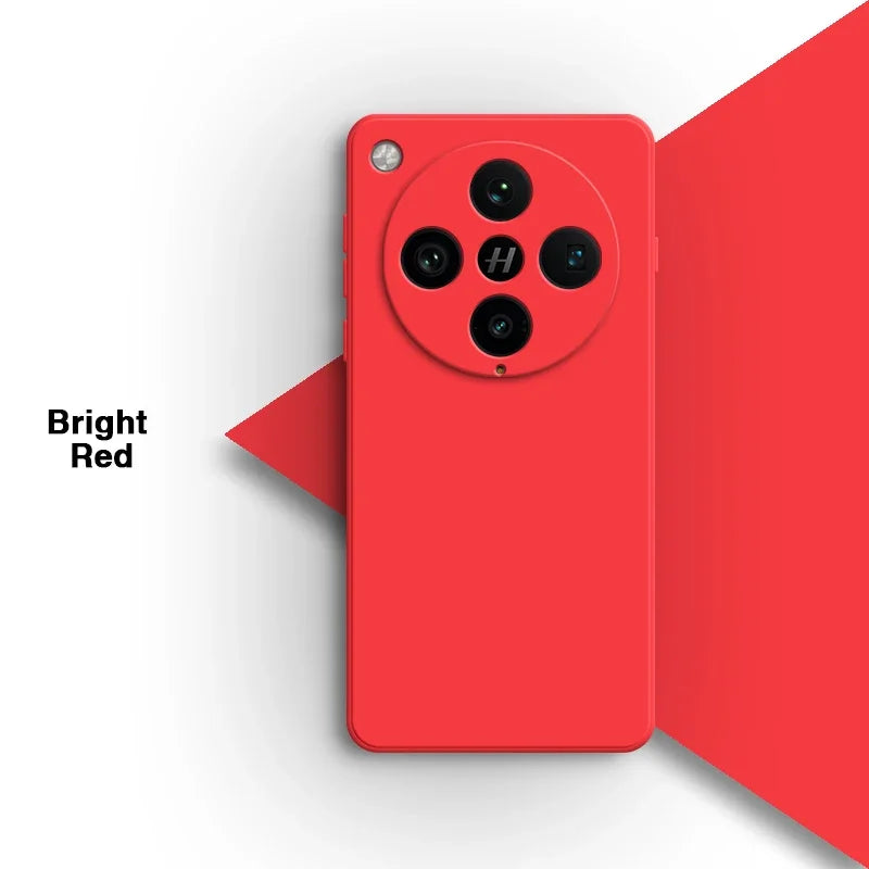 Basic telefoonhoesje voor Oppo Find X8 Pro X8Pro 5G Classic Square vloeibare siliconen