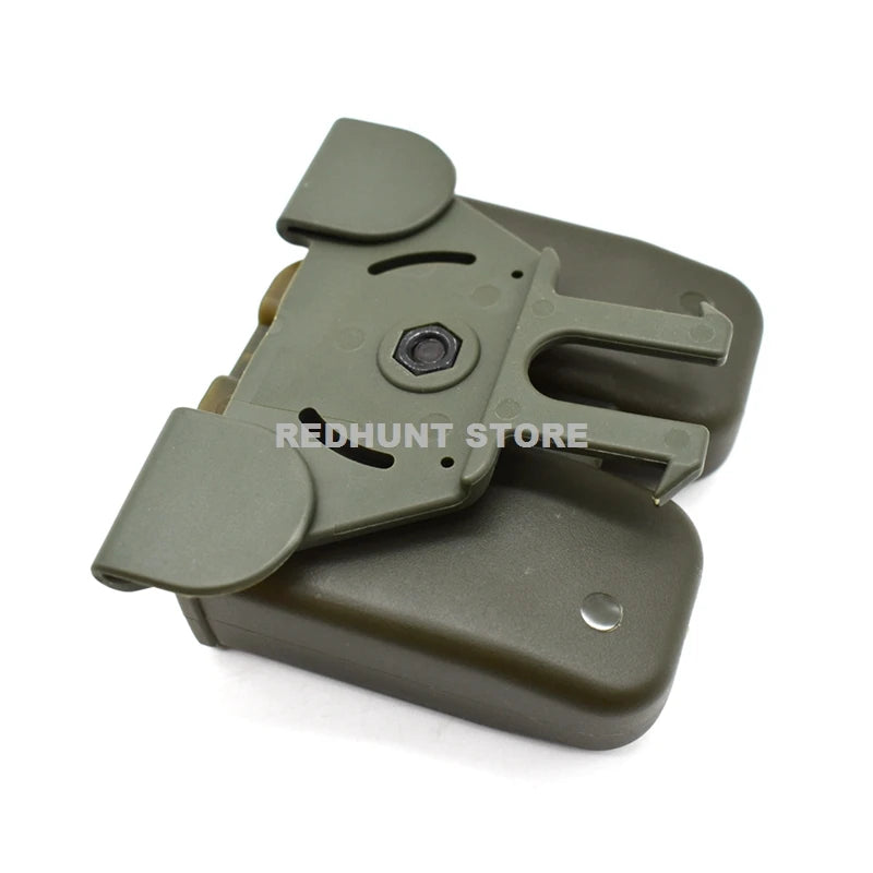 Tactical Double Magazine Holster Universal 9mm .40 Caliber Stack Mag Holder with 1.5 2 Inches Belt