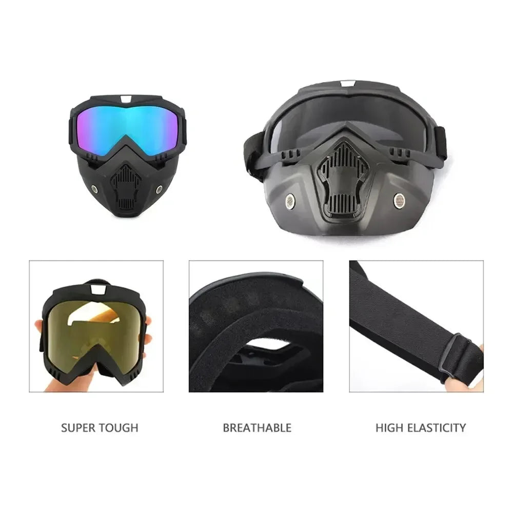 Bsddp Manufacturers Selling Retro Harley Mask Goggles for Off road Motorcycle