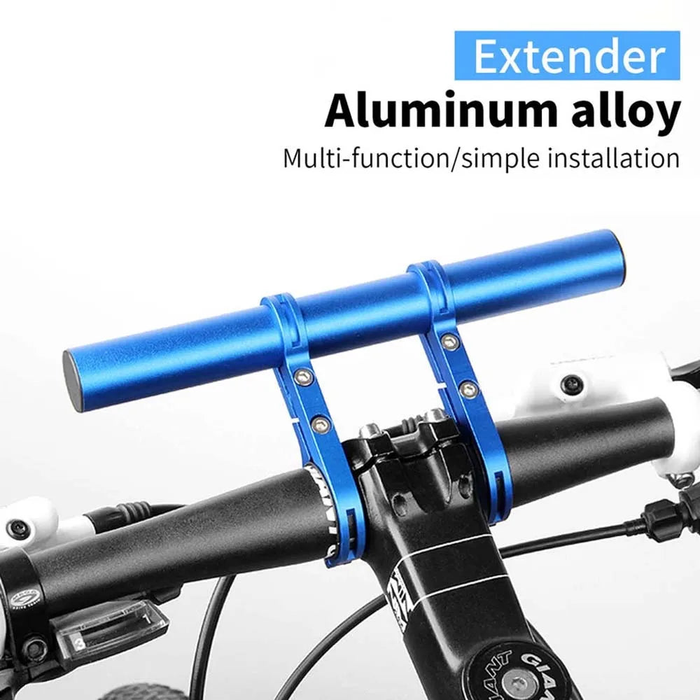 20 cm aluminium fietsstuur met verlengde beugel voor mountainbike koplamp