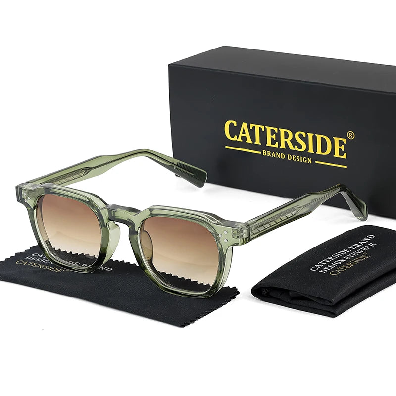 Caterside Retro Punk Men Sunglasses Square Personalized Design Glasses Women s