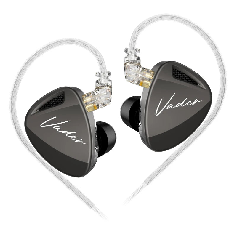 KZ Vader hoofdtelefoonmonitor, high fidelity hoofdtelefoon, aanpasbaar en