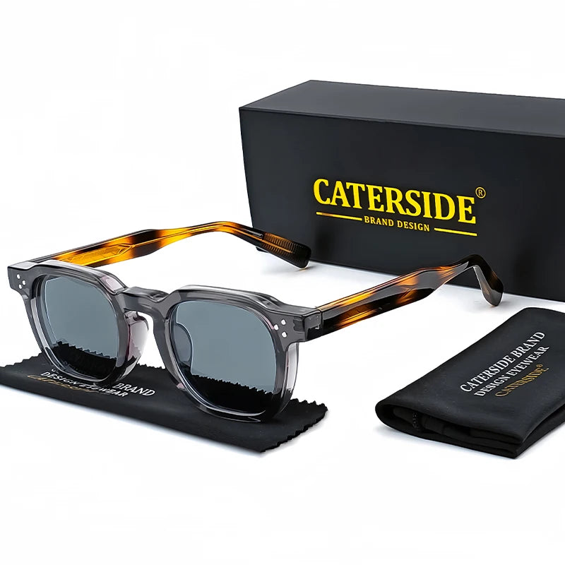 Caterside Retro Punk Men Sunglasses Square Personalized Design Glasses Women s