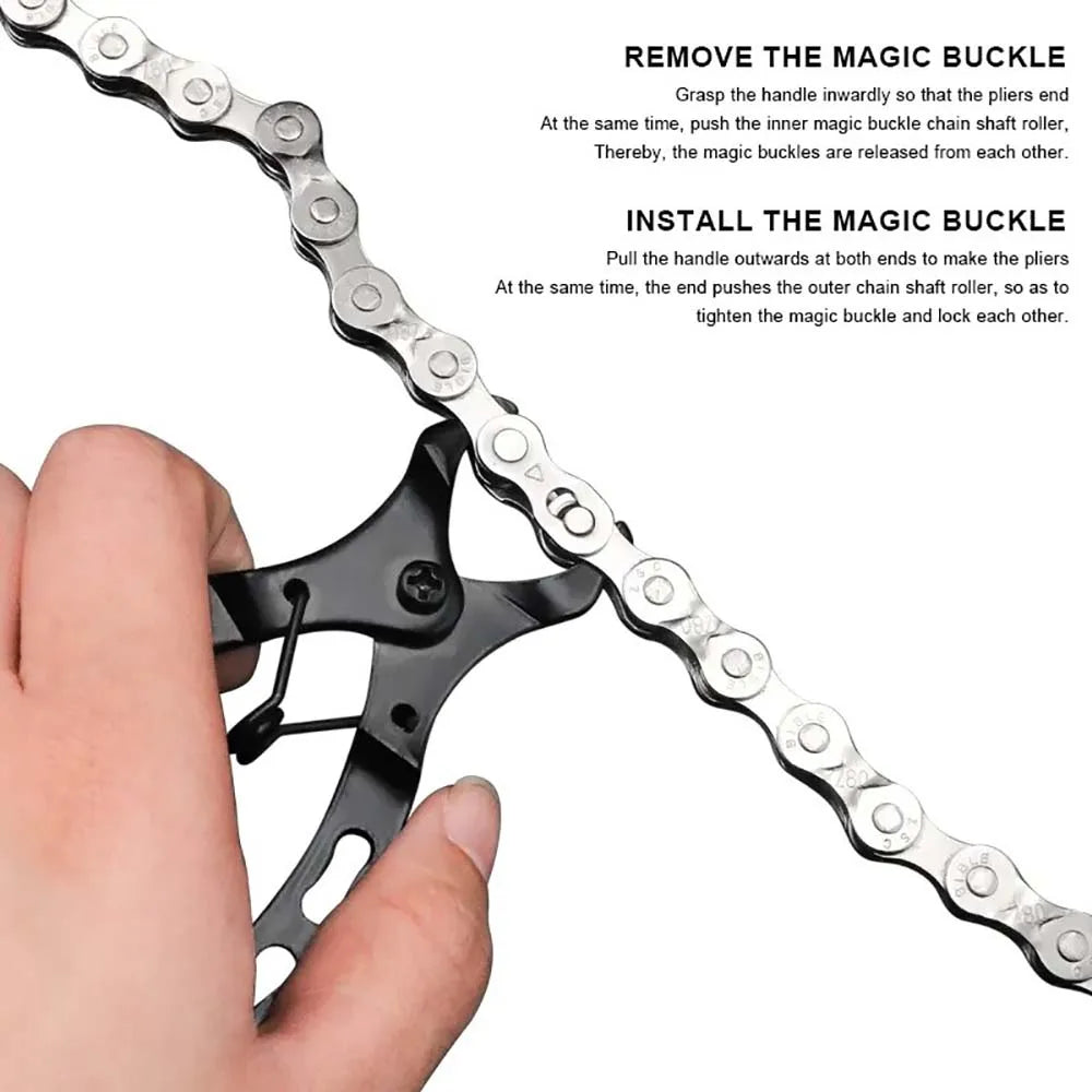 Draagbare MTB-kettingknijper Mini Bike Magic Buckle Quick Link Tool Fiets