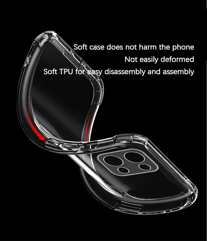 Airbag Clear telefoonhoesje voor Oppo Reno 13 Reno13 Pro F FS 13Pro 13F Reno13F S