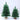 Christmas Tree Ornament Durable Mini Christmas Tree Decoration Prop for