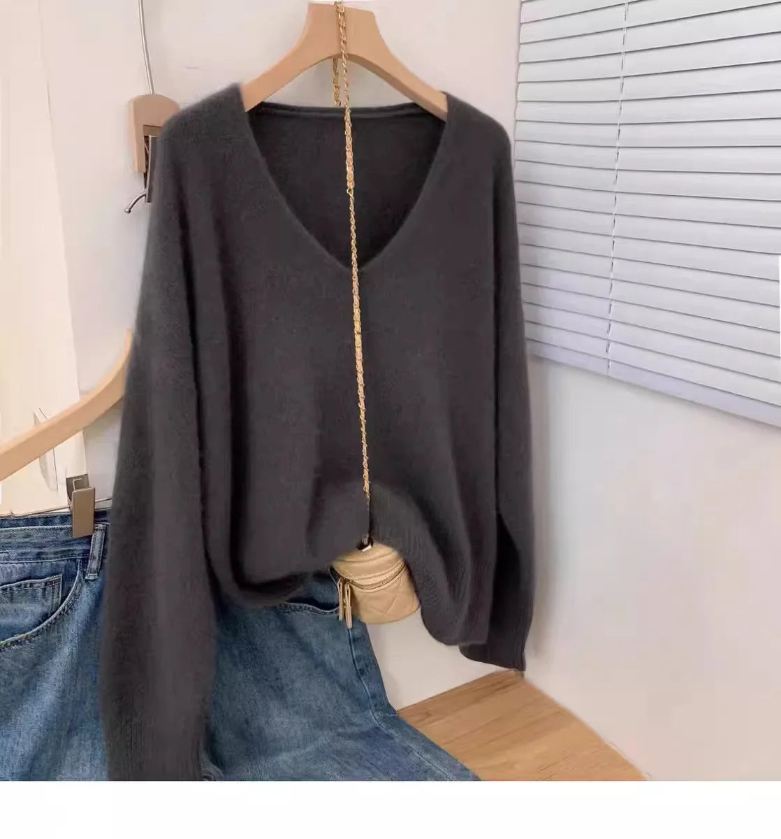 Een gevoel van klasse Yangqi Soft Waxy 100 pure kasjmier breiwerk herfst en winter V