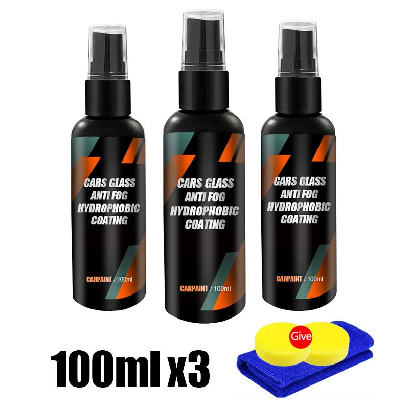 Auto Water Repellent Spray Anti Rain Coating For Cars Glass Hydrophobic Anti