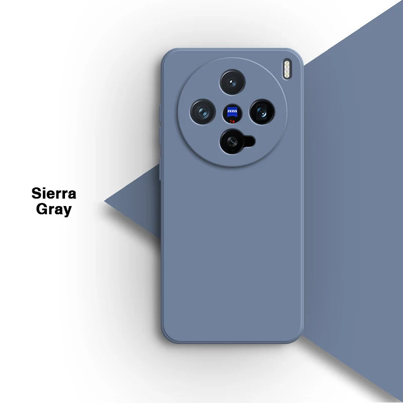 Eenvoudige telefoonhoes voor Vivo X200 Pro Mini 5G 6.31 Hoogwaardige vloeibare siliconen