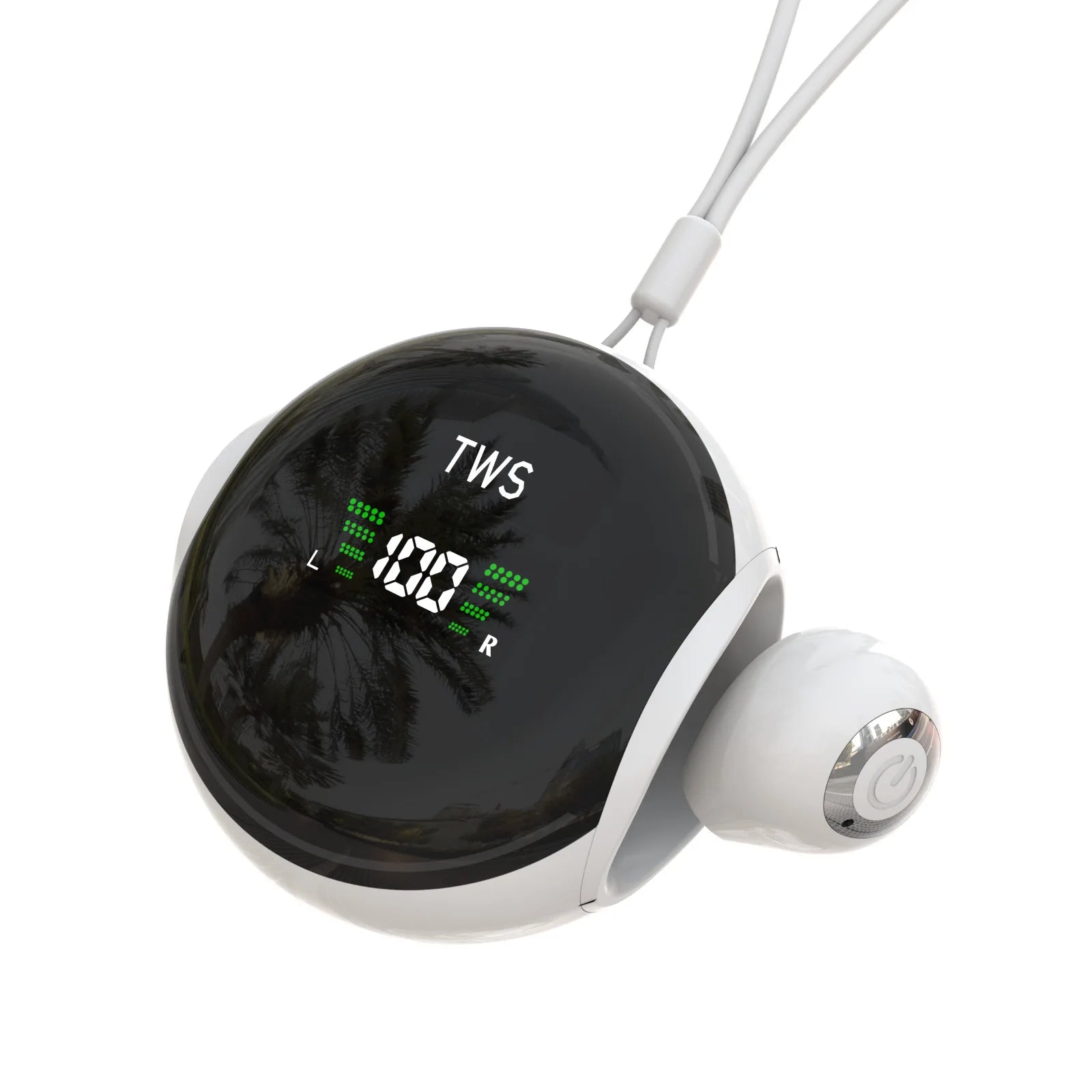 Hanging Rope Bluetooth Earphones With Dual Ear Ultra Small And Mini Semi In
