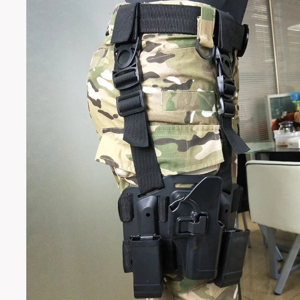 Tactical Gun Pistol Holster for G ock 17 19 USP 1911 M92 P226 Sig Outdoor Hidden Leather Holster