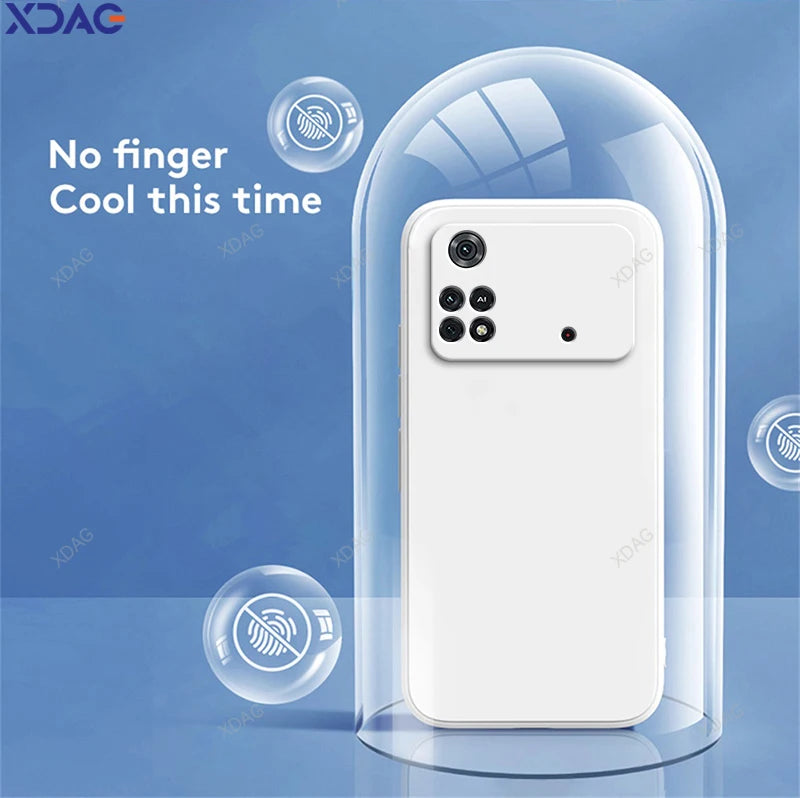 Mobiele telefoonhoesje voor Xiaomi Poco M4 Pro M4Pro 5G Eenvoudige lensbescherming