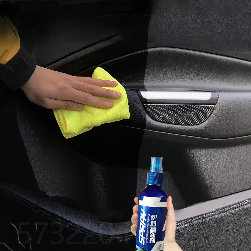 Car Plastic Restore Coating Agent Auto Plastic Rubber Exterior Repair Clean