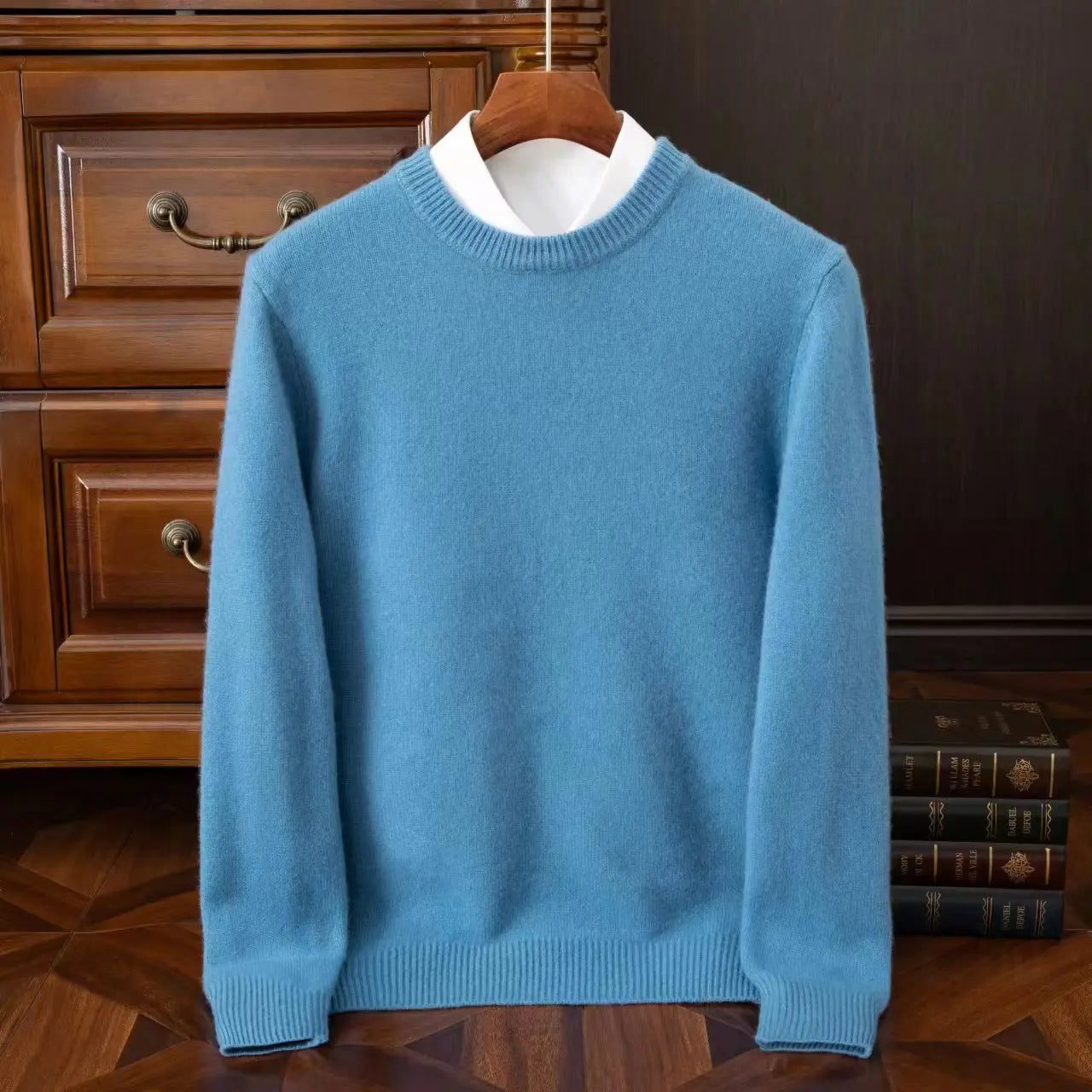 Cashmere Sweater O neck Pullovers Men s Loose Oversized M 3XL Knitted Bottom Shirt Autumn Winter