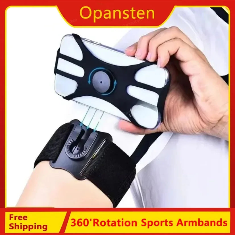 Armbanden Verwijderbare 360 Draaibare Telefoonhouder Buitensporten Fiets Fietsen