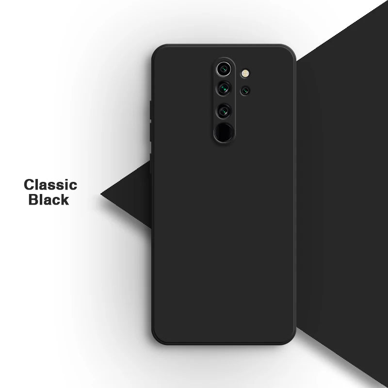 Eenvoudige telefoonhoes voor Xiaomi Redmi Note8 Note 8 Pro 8Pro Zacht snoep vierkant