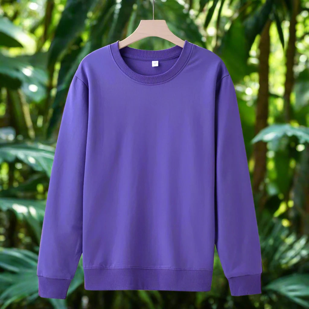 Crew Neck Sweatshirt with Your Own Print