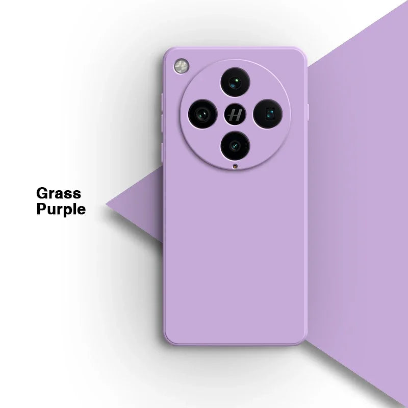 Basic telefoonhoesje voor Oppo Find X8 Pro X8Pro 5G Classic Square vloeibare siliconen