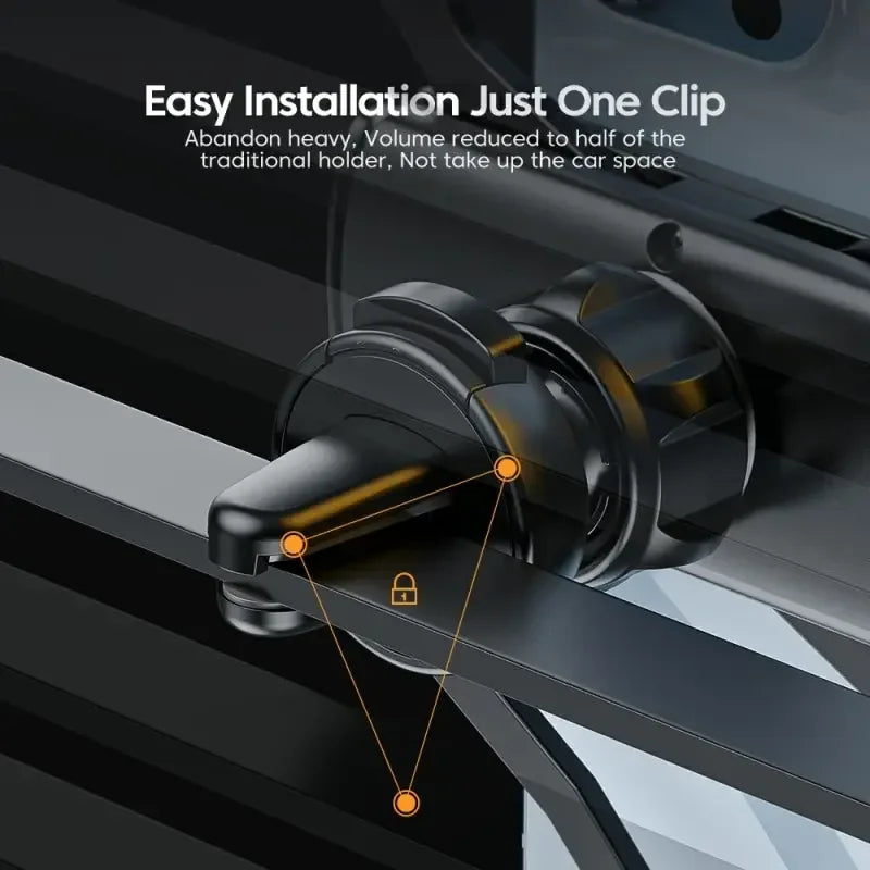 Universele 6-punts stevige opvouwbare autotelefoonhouder Gravity autohouder voor telefoon in