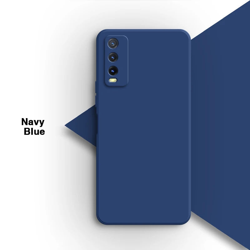 Interne, zachte telefoonhoes voor Vivo Y20i 6.51 V2027 V2032, vloeibare siliconen