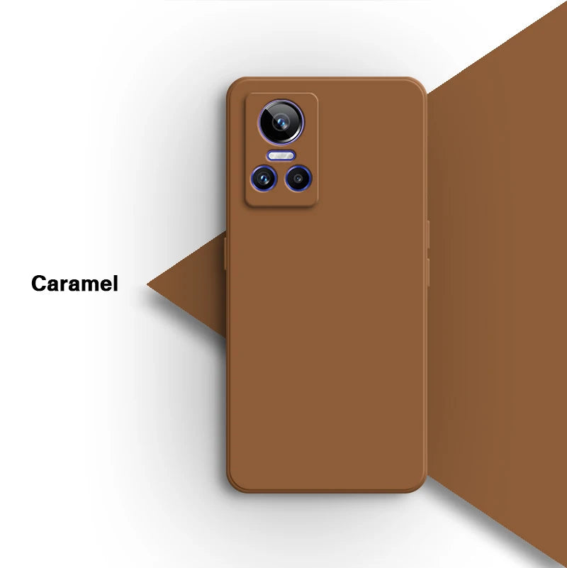 Matte achterkant voor Oppo Realme GT Neo3 T Neo 3 3T Neo3T 5G Zachte snoepvloeistof