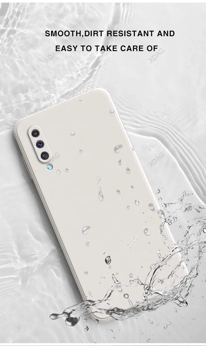 Telefoonhoesje voor Samsung Galaxy A70 A70e A70s A50 A50s Camerabeschermingsvloeistof