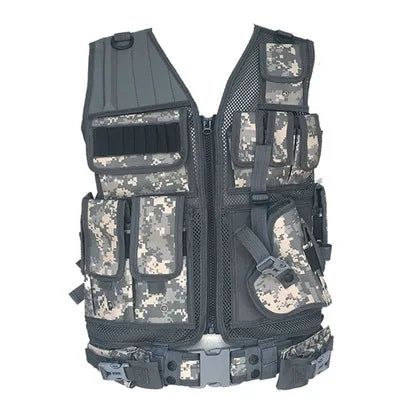 Adjustable Molle Tactical Vest Military Combat Body Armor Vests Security Hunting